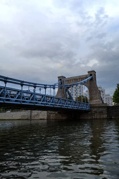 Grunwald Bridge Vratislavi Polsko Retro Starožitnost — Stock fotografie