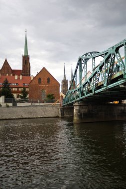 Wroclaw, Polonya 'nın en çok Tumski' sine Aşıklar, Katedral veya Yeşil Köprü de denir. Meşhur Polonyalı turizm merkezi