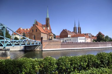 Wroclaw, Polonya 'nın en çok Tumski' sine Aşıklar, Katedral veya Yeşil Köprü de denir. Meşhur Polonyalı turizm merkezi