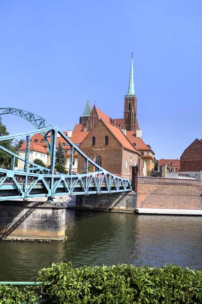 Wrocław Polska Większość Tumskich Nazywana Jest Także Miłośnikami Katedrą Lub — Zdjęcie stockowe