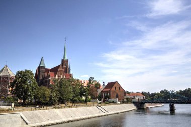 Wroclaw, Polonya 'nın en çok Tumski' sine Aşıklar, Katedral veya Yeşil Köprü de denir. Meşhur Polonyalı turizm merkezi