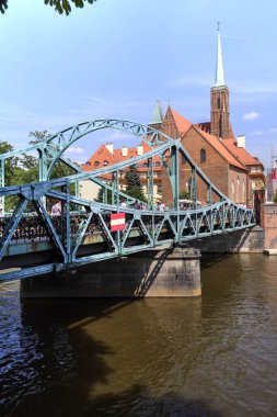 Wroclaw, Polonya 'nın en çok Tumski' sine Aşıklar, Katedral veya Yeşil Köprü de denir. Meşhur Polonyalı turizm merkezi