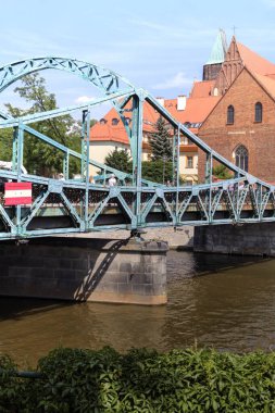 Wroclaw, Polonya 'nın en çok Tumski' sine Aşıklar, Katedral veya Yeşil Köprü de denir. Meşhur Polonyalı turizm merkezi