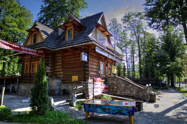 Willkommen Zakopane Alte Bauarchitektur — Stockfoto