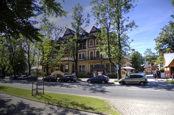 Bem Vindo Zakopane Arquitetura Edifício Antigo — Fotografia de Stock