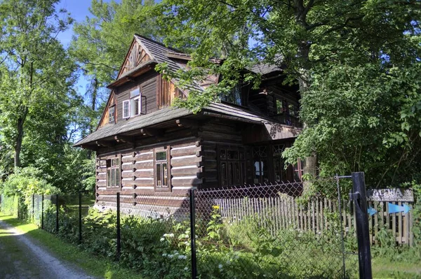 Willkommen Zakopane Alte Bauarchitektur — Stockfoto