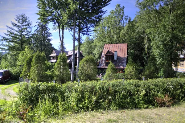 Willkommen Zakopane Alte Bauarchitektur — Stockfoto