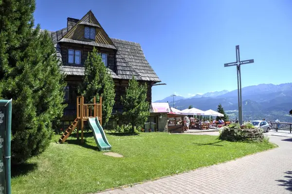 Paesaggio Montagne Vicino Sentiero Gubalowka Monti Tatra Polacchi — Foto Stock