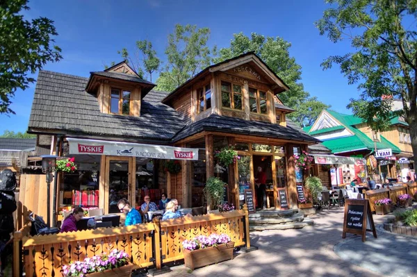 Krupowki Straße Zakopane Polen — Stockfoto