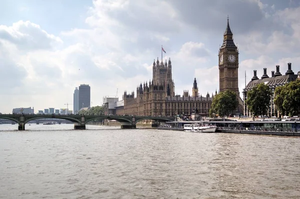 Big Ben Casas Parlamento Londres Reino Unido — Fotografia de Stock