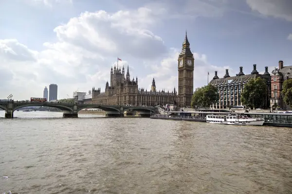 Grand Ben Les Chambres Parlement Londres Royaume Uni — Photo