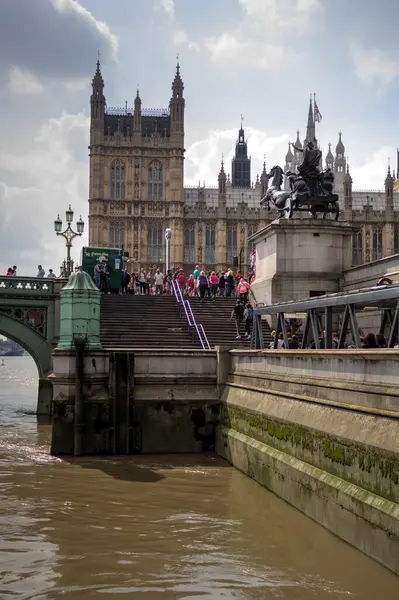 Big Ben Case Del Parlamento Londra Regno Unito — Foto Stock