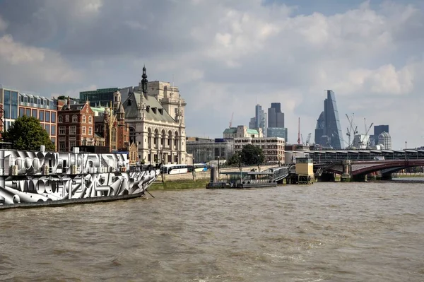 Skyline Londres Desde Tower Bridge Londres —  Fotos de Stock