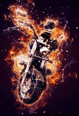 Motosiklet görüntüleme rengi izole edilmiş sanat antika retro