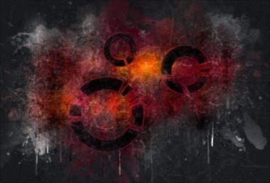 soyut renk tasarımı sanat illüstrasyonu