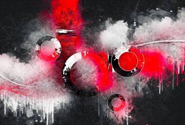 soyut renk tasarımı sanat illüstrasyonu