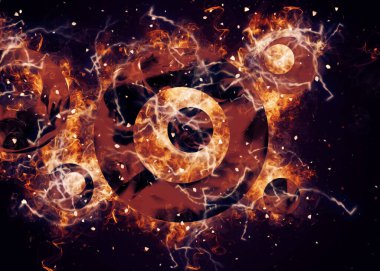 soyut renk tasarımı sanat illüstrasyonu