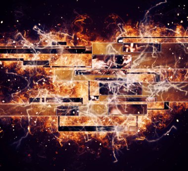 soyut renk tasarımı sanat illüstrasyonu