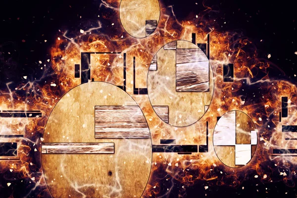 soyut renk tasarımı sanat illüstrasyonu