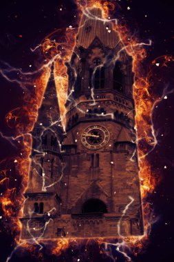 Berlin sanat eskizi çizimi eğlenceli tasarım antika retro