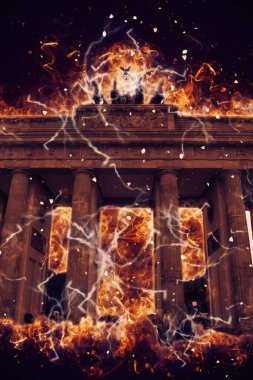 Berlin sanat eskizi çizimi eğlenceli tasarım antika retro