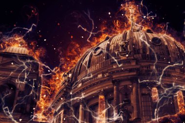 Berlin sanat eskizi çizimi eğlenceli tasarım antika retro