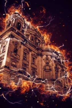 Berlin sanat eskizi çizimi eğlenceli tasarım antika retro