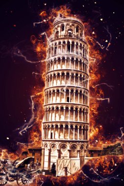 Roma İtalya sanatı eskiz çizimi eğlenceli tasarım antika retro