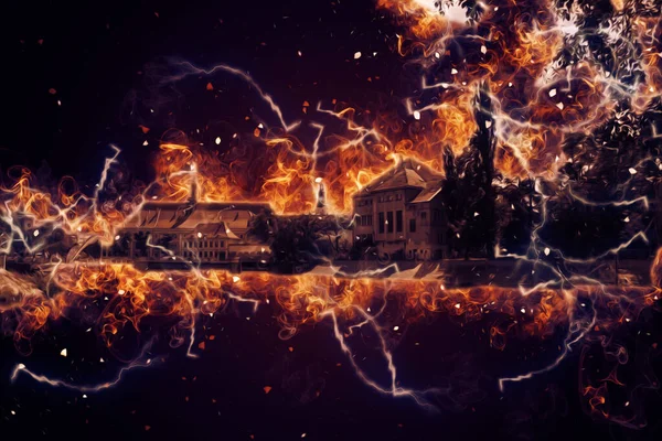 Wroclaw City Poland antika sanat eskizi çizimi