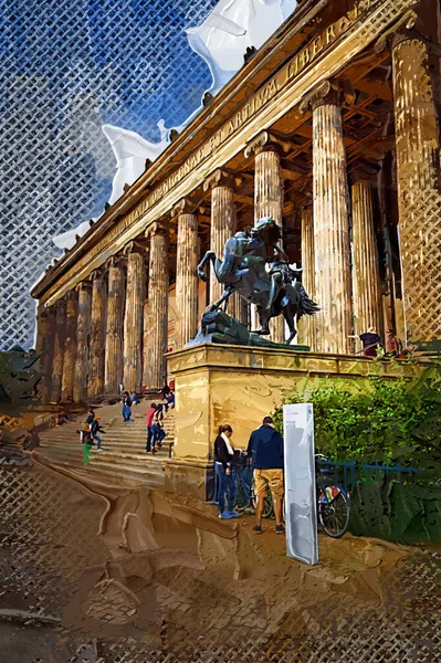 Altes Museum Old Museum Museum Island Berlín Německo — Stock fotografie