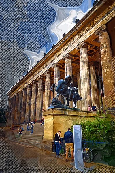 Altes Museum Oude Museum Museumeiland Berlijn Duitsland — Stockfoto