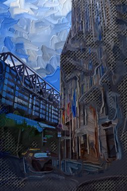 Berlin binaları modern gökdelenler