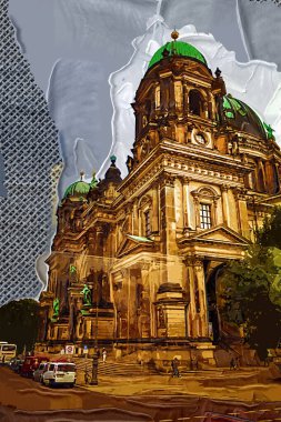 Berlin Katedrali. Berlinli Dom. Berlin, Almanya