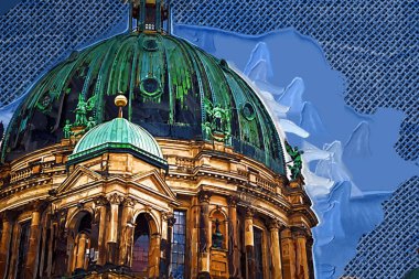 Berlin Katedrali. Berlinli Dom. Berlin, Almanya