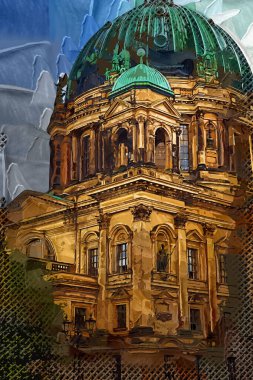 Berlin Katedrali. Berlinli Dom. Berlin, Almanya