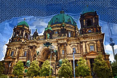 Berlin Katedrali. Berlinli Dom. Berlin, Almanya