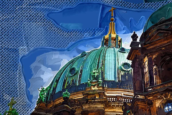 Berlin Cathedral Berliner Dom Berlin Germany — Stock Photo, Image