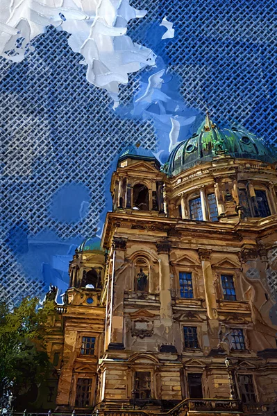 Berlínská Katedrála Berliner Dom Berlín Německo — Stock fotografie