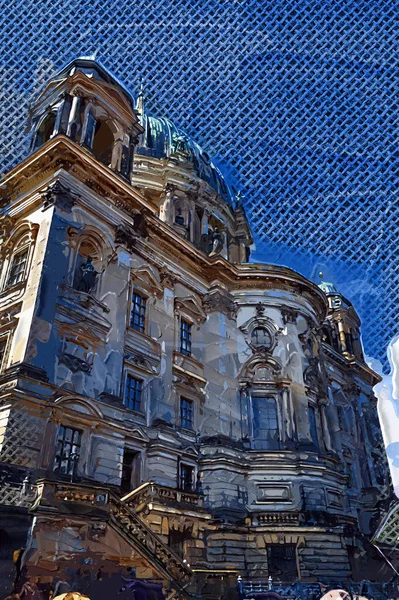 Berlínská Katedrála Berliner Dom Berlín Německo — Stock fotografie