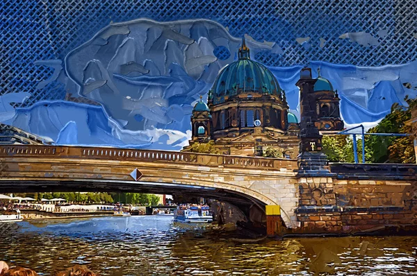 Catedral Berlim Berliner Dom Berlim Alemanha — Fotografia de Stock