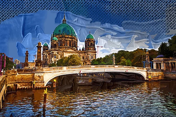 Catedral Berlim Berliner Dom Berlim Alemanha — Fotografia de Stock