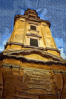 Berlin konut ön cephesi - ev dış eski antika antika