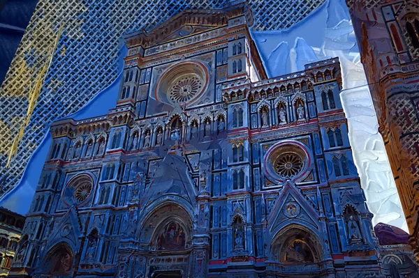 Duomo Firenze Italia Cattedrale Santa Maria Del Fiore Basilica Santa — Foto Stock