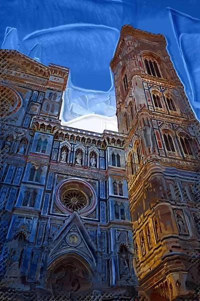 Florence Duomo Italia Catedral Santa María Del Fiore Basílica Santa — Foto de Stock