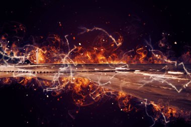 Beyaz kumlu güzel bir sahil, yaz tatili sanat çizimleri için doğal arka plan.