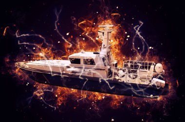 Yelkenli tekneler rıhtıma, liman sanatı illüstrasyonları klasik