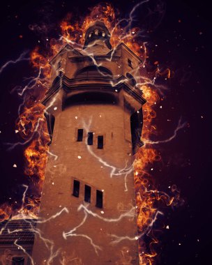 Sopot sanat çiziminde kare ve gezinti mimari dönüm noktası