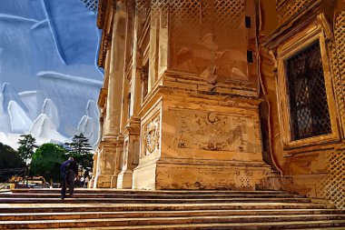 Roma Laterano 'daki Basilica di San Giovanni Papa' nın resmi kutsal yeri. Roma, İtalya