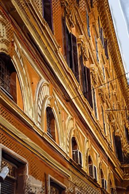 Roma, İtalya 'da pitoresk bir cadde