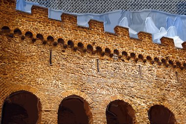 Roma, İtalya 'da pitoresk bir cadde